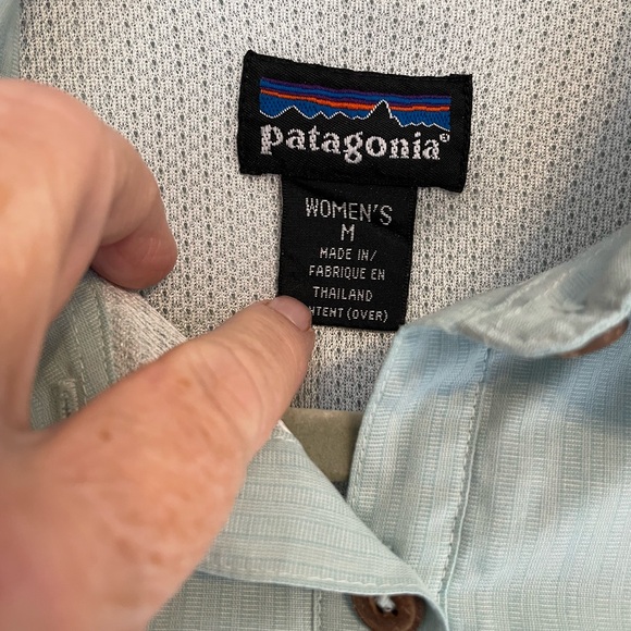 Patagonia button down Shirt - Hiking, Fishing  women’s sz M - Picture 2 of 8